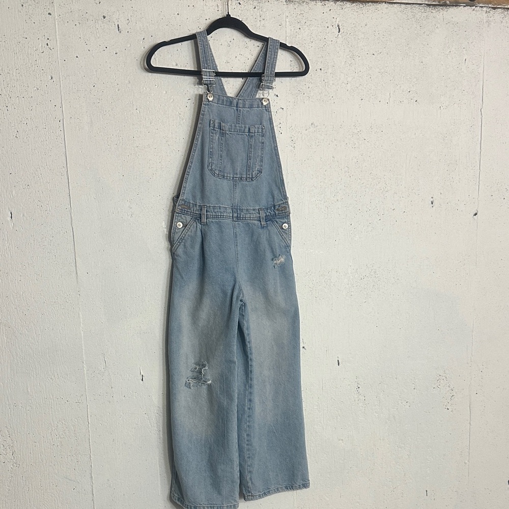 Zara Light Blue Denim Jumpsuit, 10 fits 6